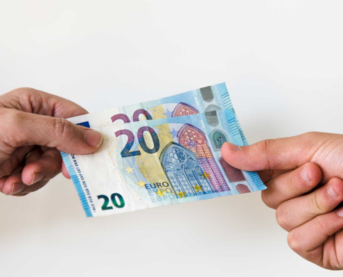 tijdelijk geld lenen