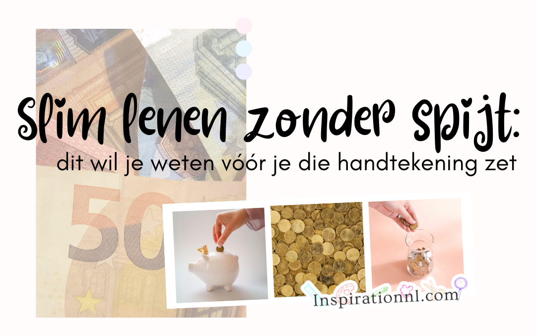 kleine lening zonder loonstrook