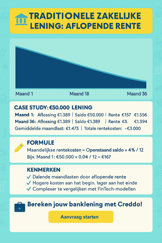 kosten zakelijke lening