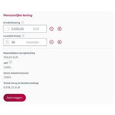 persoonlijk krediet aanvragen